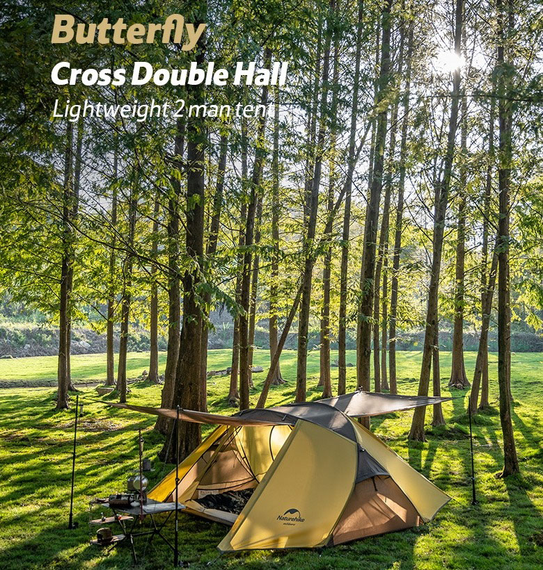 naturehike butterfly cross double tent nh21yw13209