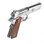 KUZEY M1911 KIMBER GRIP Wood Shiny Silver -04