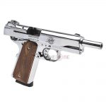 KUZEY M1911 KIMBER GRIP Wood Shiny Silver -05