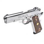 KUZEY M1911 MK IV Grip Wood Shiny Silver – 06