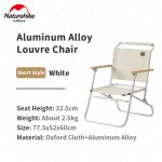 Naturehike NH20JJ024 – Aluminum alloy louvre chair 15