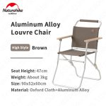 Naturehike NH20JJ024 – Aluminum alloy louvre chair 16