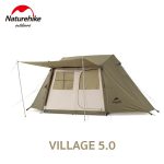 naturehike village 5 tent for 3-4 person army green nh21zp009 07 copy